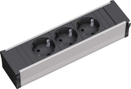 Socket outlet strip 3 333.1007