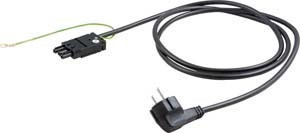 Power cord Earthed plug, angled 3 375.116