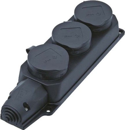 Socket outlet strip Rectangular 3 381.109