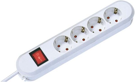 Socket outlet strip 4 381.230K