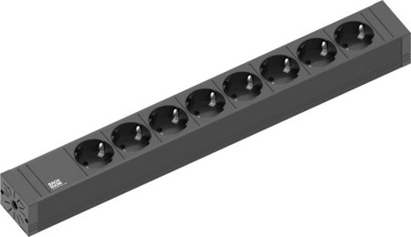 Socket outlet strip Rectangular 8 420.0019