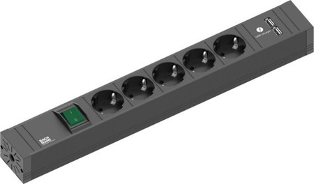 Socket outlet strip Rectangular 5 420.0021