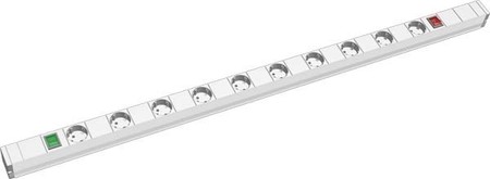 Socket outlet strip Rectangular 10 509.005