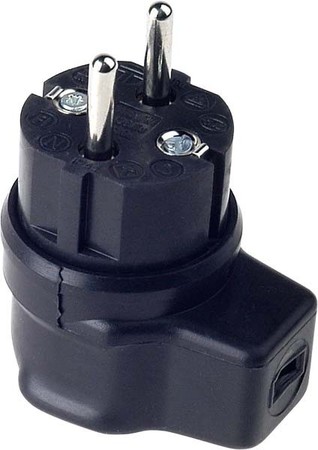 Plug with protective contact (SCHUKO) for devices  740.017