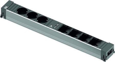 Socket outlet strip Rectangular 3 909.0057