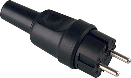 Plug with protective contact (SCHUKO) for devices  919.179