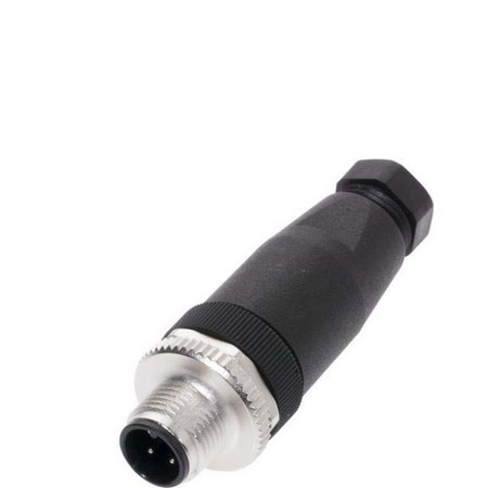 Sensor-actuator connector M12 Male (plug) Straight BCC06M4