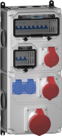 CEE socket outlet combination 1x16A5p400V 1x32A5p400V 89115