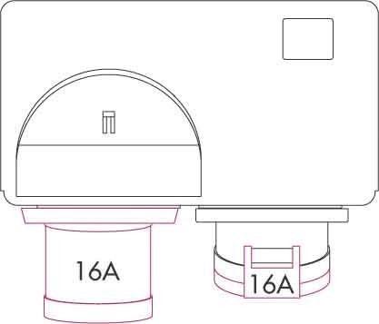 CEE socket outlet combination 1x16A5p400V None None 591