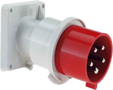 CEE plug for mounting on machines and equipment 32 A 5 27248