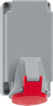 CEE socket outlet Surface mounted (plaster) 16 A 11451