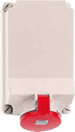 CEE socket outlet Surface mounted (plaster) 63 A 11801