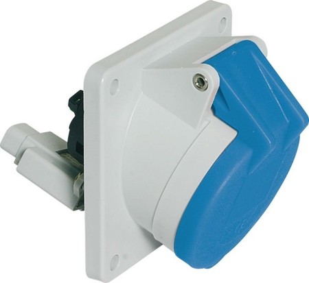 Panel-mounted CEE socket outlet 16 A 3 120584