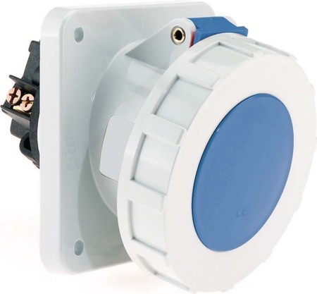 Panel-mounted CEE socket outlet 63 A 5 1206