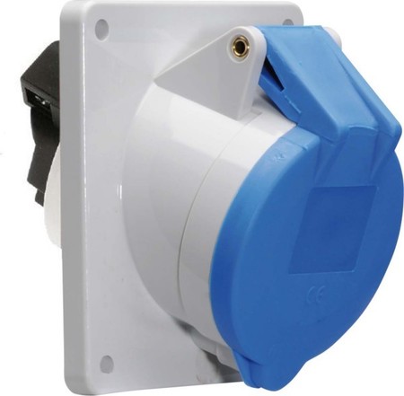 Panel-mounted CEE socket outlet 16 A 3 12080