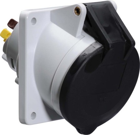 Panel-mounted CEE socket outlet 32 A 4 12765