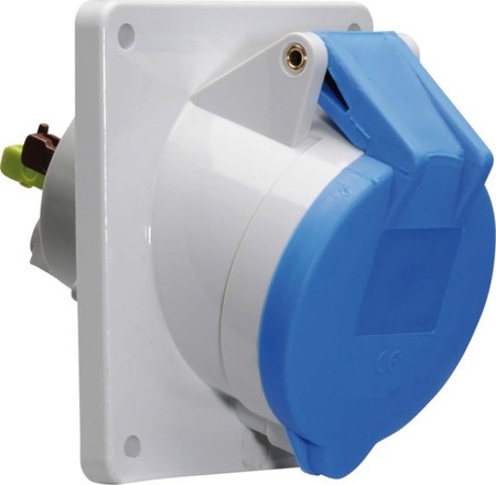 Panel-mounted CEE socket outlet 16 A 3 12772