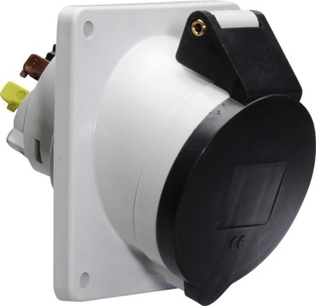 Panel-mounted CEE socket outlet 16 A 4 12780