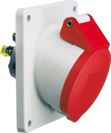 Panel-mounted CEE socket outlet 32 A 5 12806