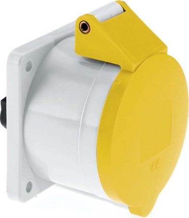 Panel-mounted CEE socket outlet 16 A 3 13000