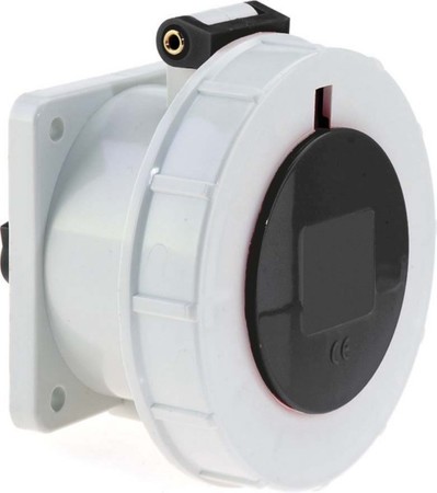 Panel-mounted CEE socket outlet 32 A 4 13029