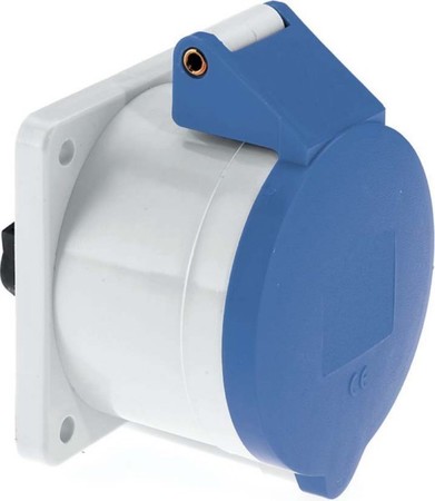 Panel-mounted CEE socket outlet 16 A 4 1323