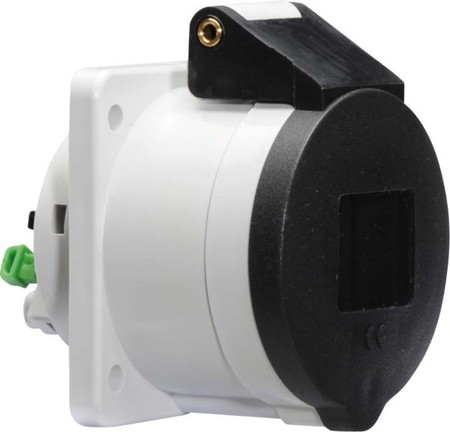 Panel-mounted CEE socket outlet 16 A 4 13664