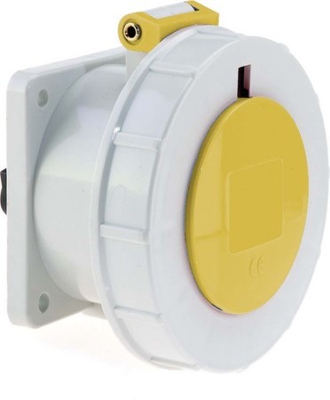 Panel-mounted CEE socket outlet 16 A 4 1374