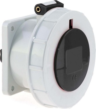 Panel-mounted CEE socket outlet 16 A 4 1377