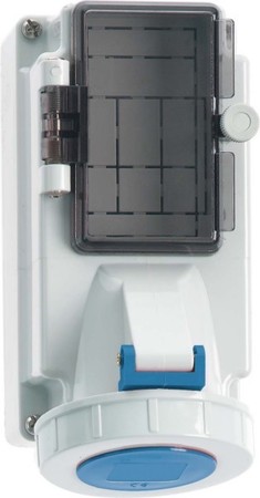 CEE socket outlet, disconnectable, with fuse 16 A 3 15024