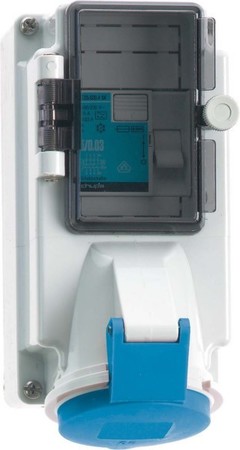 CEE socket outlet, disconnectable, with fuse 16 A 5 15104
