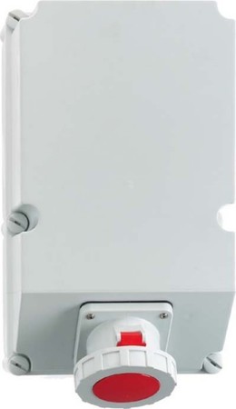 CEE socket outlet, disconnectable, with fuse 125 A 5 1676