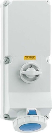 CEE socket outlet, disconnectable, with fuse 125 A 4 16930