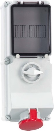 CEE socket outlet, disconnectable, with fuse 32 A 4 17057