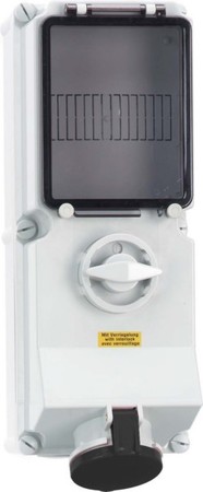 CEE socket outlet, disconnectable, with fuse 32 A 4 17169