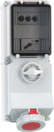 CEE socket outlet, disconnectable, with fuse 63 A 5 17315