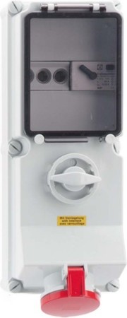 CEE socket outlet, disconnectable, with fuse 32 A 5 17344