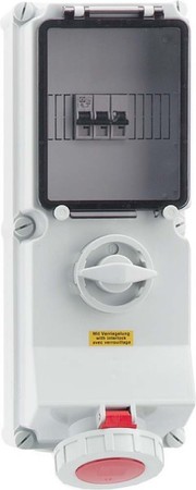 CEE socket outlet, disconnectable, with fuse 32 A 4 17194