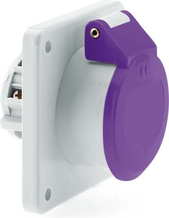 Panel-mounted CEE socket outlet 16 A 3 436