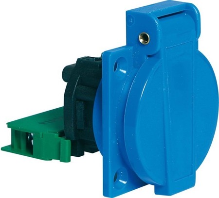 Equipment mounted socket outlet (SCHUKO) Plastic 7168