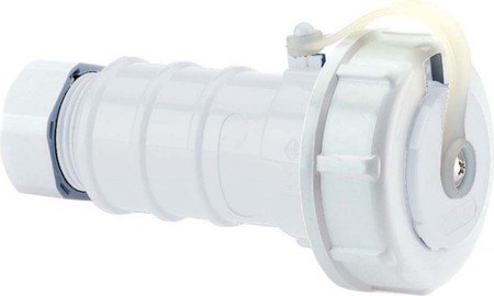 Coupler with protective contact (SCHUKO) Plastic 7455