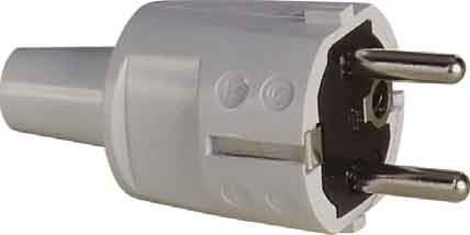 Plug with protective contact (SCHUKO) Plastic 1418000