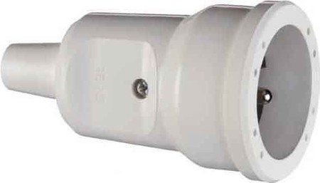 Coupler with protective contact (SCHUKO) Plastic PVC 1679062