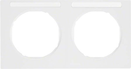 Cover frame for domestic switching devices 2 Horizontal 10122279