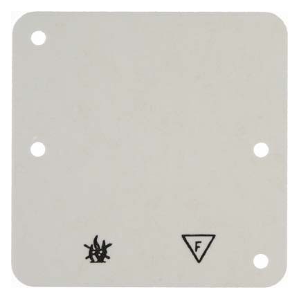 Base plate for flush mounted installation 1-fold 102112