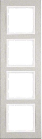 Cover frame for domestic switching devices 4 Horizontal 10243609