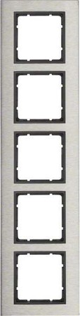 Cover frame for domestic switching devices 5 Horizontal 10253606