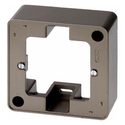 Surface mounted housing for flush mounted switching device  1029