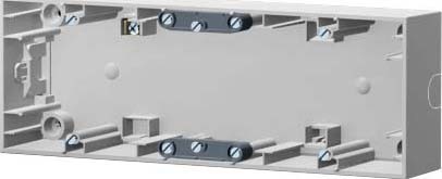 Surface mounted housing for flush mounted switching device  1053