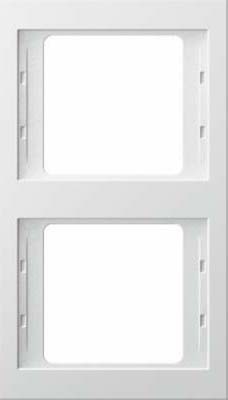 Cover frame for domestic switching devices 2 Vertical 1 13237009